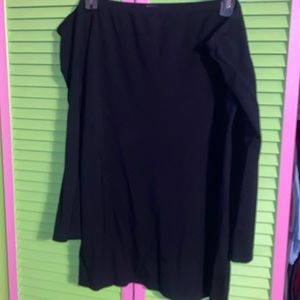 Off shoulder black dress